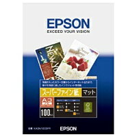 EPSON スーパーファイン紙 写真用紙 KA3N100SFR